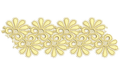 Embroidery Design: Lace from the Vault 4 Design 11 3.41w X 9.71h