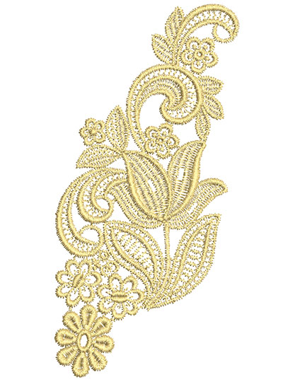 Embroidery Design: Lace from the Vault 7 Design 1 3.29w X 6.64h