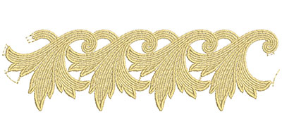 Embroidery Design: Lace from the Vault 7 Design 4 9.81w X 2.89h