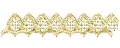 Embroidery Design: Lace from the Vault 7 Design 7 9.30w X 1.88h