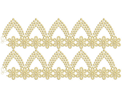 Embroidery Design: Lace from the Vault 10 Design 9 5.85w X 11.38h