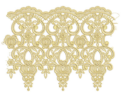 Embroidery Design: Lace from the Vault 11 Design 7 7.83w X 10.81h
