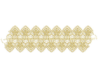Embroidery Design: Lace from the Vault 11 Design 10 2.80w X 9.93h