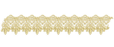 Embroidery Design: Lace from the Vault 12 Design 3 2.04w X 11.32h