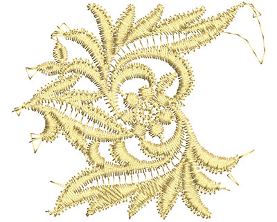 Embroidery Design: Lace from the Vault 15 Design 6 3.03w X 3.51h