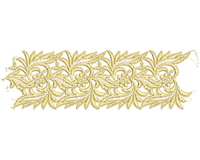 Embroidery Design: Lace from the Vault 15 Design 7 3.03w X 9.97h