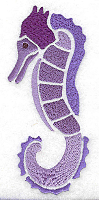 Embroidery Design: Seahorse large 2.12w X 4.96h