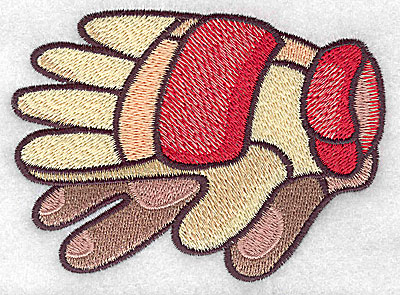 Embroidery Design: Racing gloves large 4.27w X 3.13h