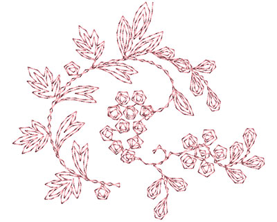 Embroidery Design: Heirloom From The Vault 3 Design 1 2.92w X 3.37h