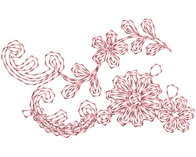 Embroidery Design: Heirloom From The Vault 3 Design 6 1.58w X 2.56h
