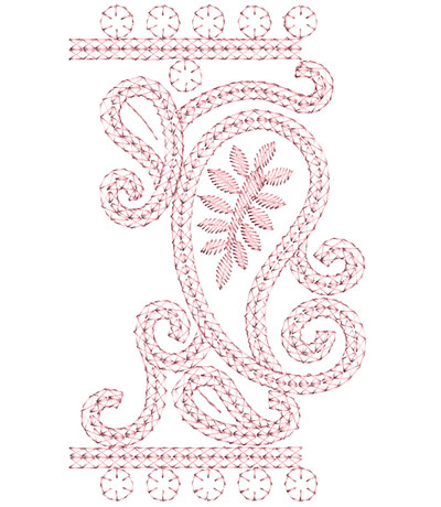 Embroidery Design: Heirloom From The Vault 4 Design 9 6.90w X 4.13h