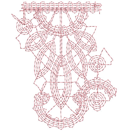 Embroidery Design: Heirloom From The Vault 6 Design 6 3.74w X 3.08h