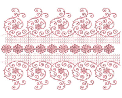 Embroidery Design: Heirloom From The Vault 8 Design 6 11.23w X 7.72h