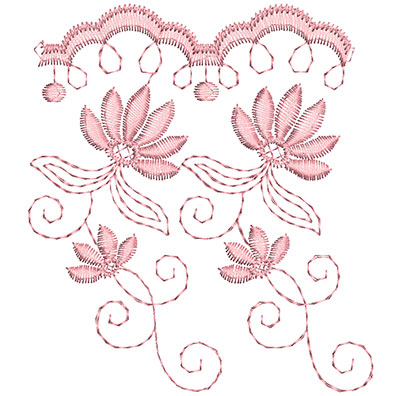 Embroidery Design: Heirloom From The Vault 9 Design 10 4.15w X 3.69h