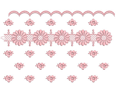 Embroidery Design: Heirloom From The Vault 12 Design 6 7.22w X 11.46h