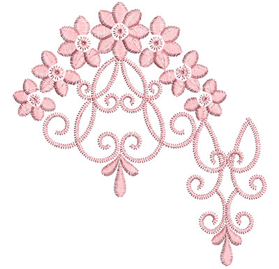 Embroidery Design: Heirloom From The Vault 13 Design 4 5.28w X 5.08h