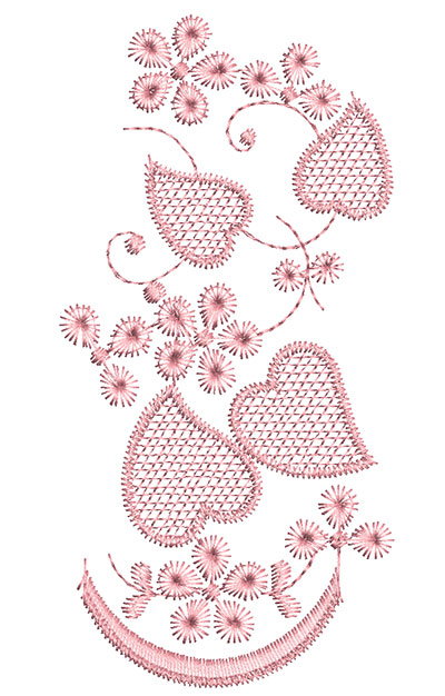 Embroidery Design: Heirloom From The Vault 13 Design 6 5.64w X 2.80h