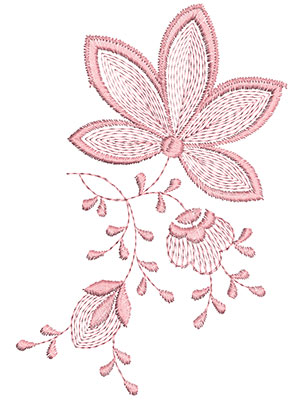 Embroidery Design: Heirloom From The Vault 15 Design 2 6.55w X 4.53h