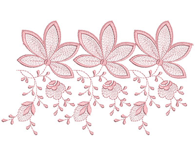 Embroidery Design: Heirloom From The Vault 15 Design 3 6.55w X 10.92h