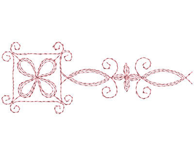 Embroidery Design: Heirloom From The Vault 15 Design 10 1.71w X 4.54h