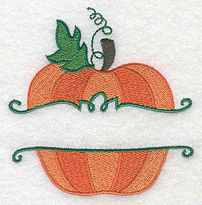 Embroidery Design: Pumpkin small 3.52w X 3.57h