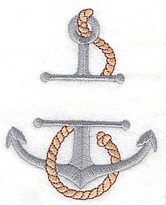 Embroidery Design: Anchor small 2.79w X 3.49h