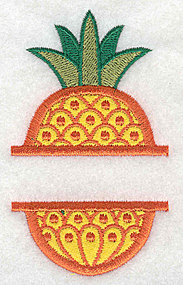 Embroidery Design: Pineapple small applique 2.15w X 3.72h