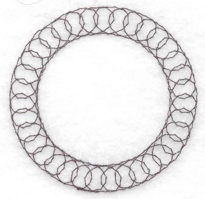 Embroidery Design: Spiral stitch one hundred twenty three2.50w X 2.50h