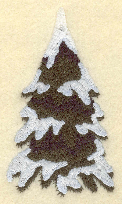 Embroidery Design: Evergreen tree2.21w X 3.90h