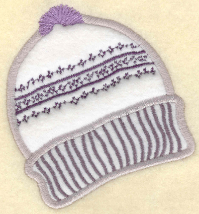 Embroidery Design: Ski hat applique3.64w X 3.91h