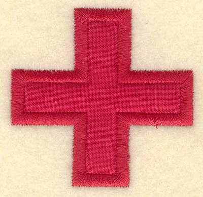 Embroidery Design: Red cross2.30w X 2.26h