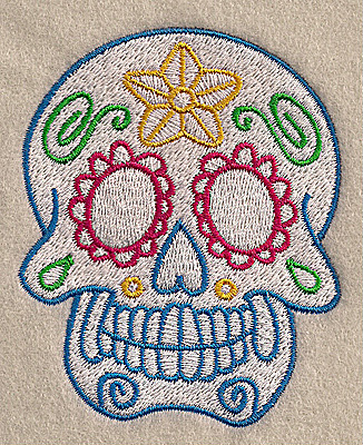 Embroidery Design: Skull A 2.80w X 3.47h