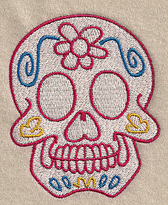 Embroidery Design: Skull D 2.86w X 3.51h