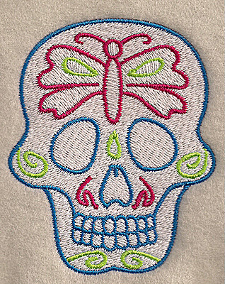 Embroidery Design: Skull I 2.87w X 3.51h