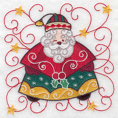 Embroidery Design: Santa C large 4.99w X 5.00h