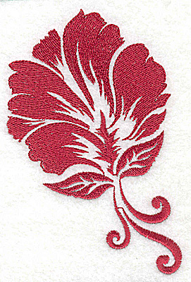 Embroidery Design: Stencil Flower I large 3.04w X 4.98h
