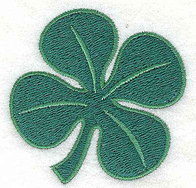 Embroidery Design: Clover small 2.58w X 2.57h