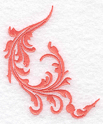 Embroidery Design: Swirl element 5A 2.74w X 3.31h