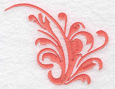 Embroidery Design: Swirl element 6A 3.50w X 2.70h