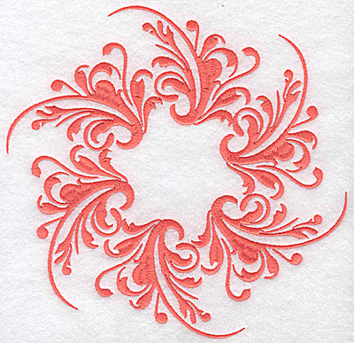 Embroidery Design: Swirl element 6C 7.73w X 7.45h