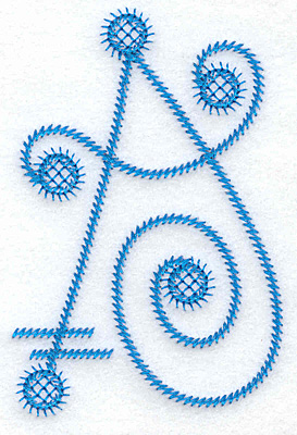 Embroidery Design: A large 2.51w X 3.78h