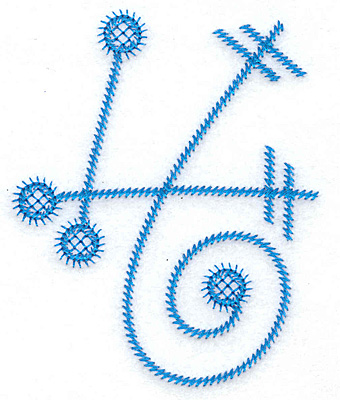 Embroidery Design: 4 large 3.05w X 3.75h