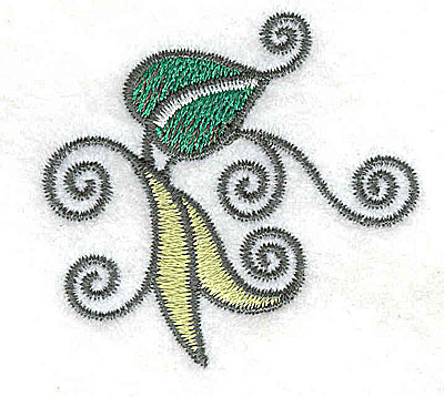 Embroidery Design: Leaves and vines F 2.04w X 1.93h