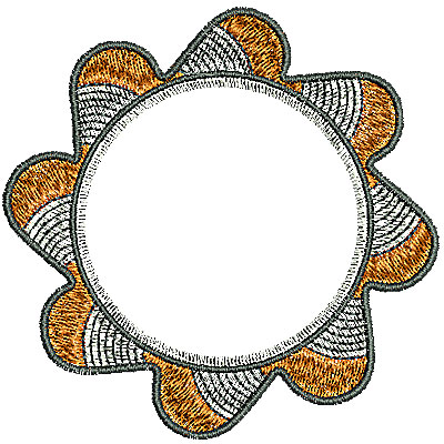 Embroidery Design: Southwest circle 1 3.24w X 3.20h