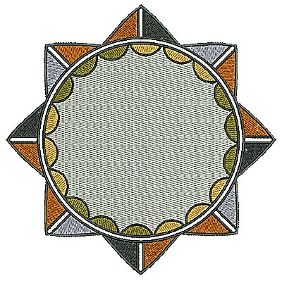 Embroidery Design: Southwest circle 2 6.01w X 6.02h