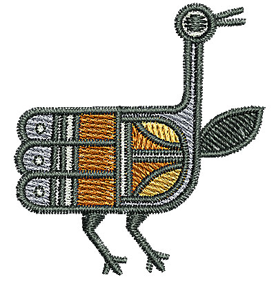 Embroidery Design: Southwest bird 2 1.69w X 1.83h