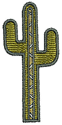 Embroidery Design: Southwestern cactus 2 0.99w X 2.11h