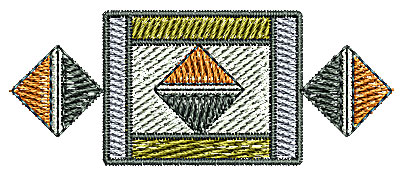 Embroidery Design: Southwestern design 5 2.20w X 0.89h