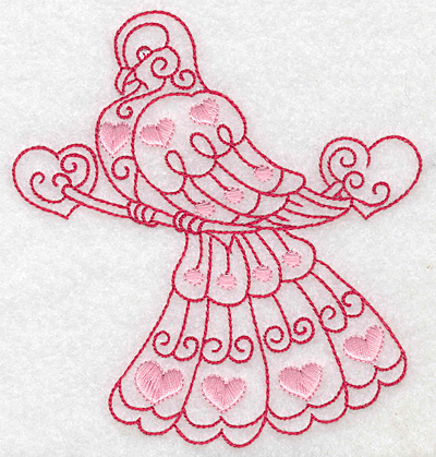 Embroidery Design: Love bird 4 large 4.63w X 4.97h