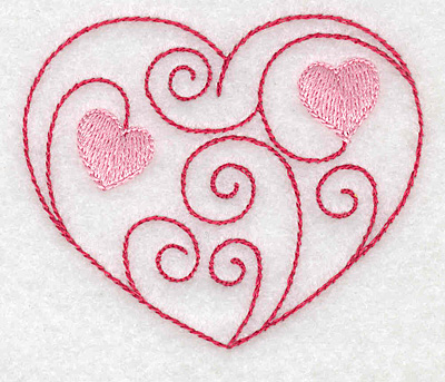 Embroidery Design: Heart of hearts 3.01w X 2.53h